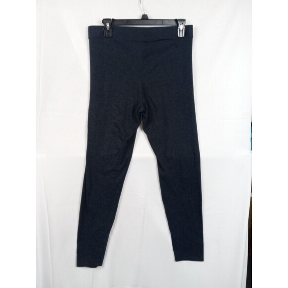 PINK Victoria's Secret Women Large Activewear Pants Dark Gray Leggings Yoga - Picture 5 of 9